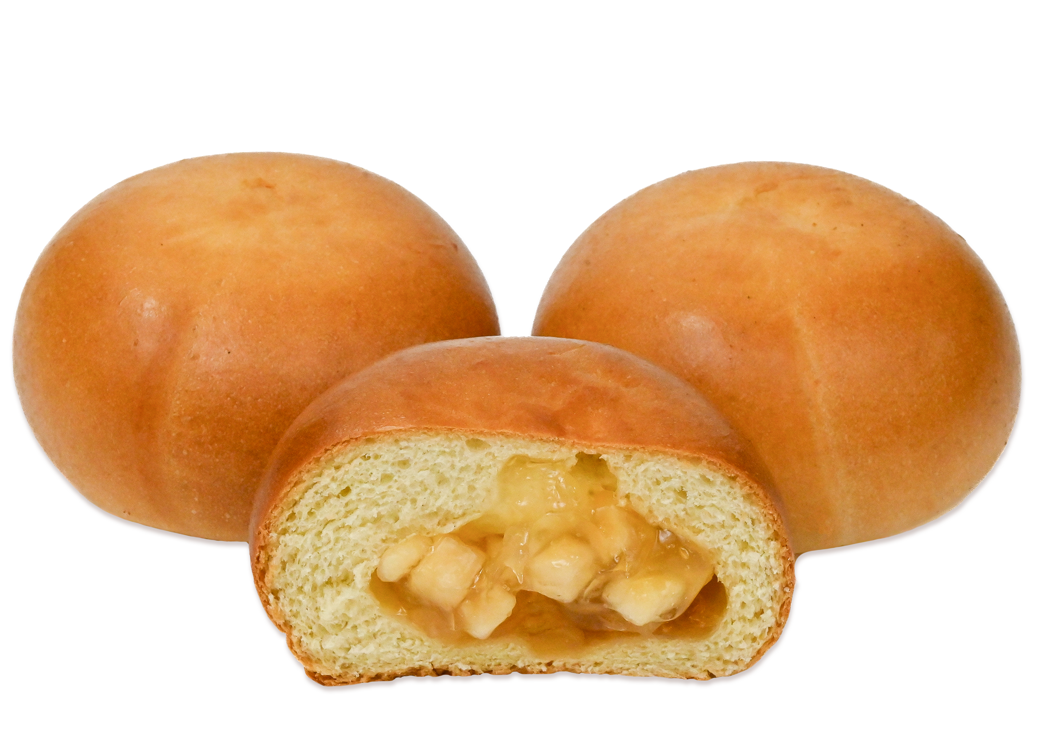 Пышечка с яблочной начинкой