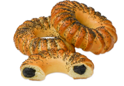 Булочка Витая с маком