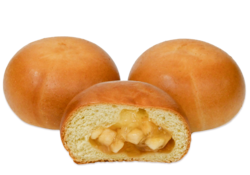 Пышечка с яблочной начинкой