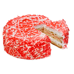 Торт Клубничка со сливками