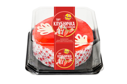 Торт Клубничка со сливками